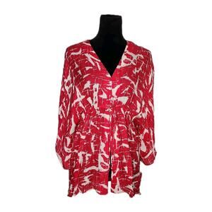 Alice and Olivia Women’s 100% silk Kimono Swim Cover up Tie waist size Medium